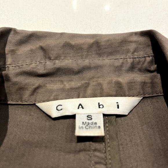 CAbi Aviator Jacket Womens Size Small Brown Zip Front - Picture 3 of 9